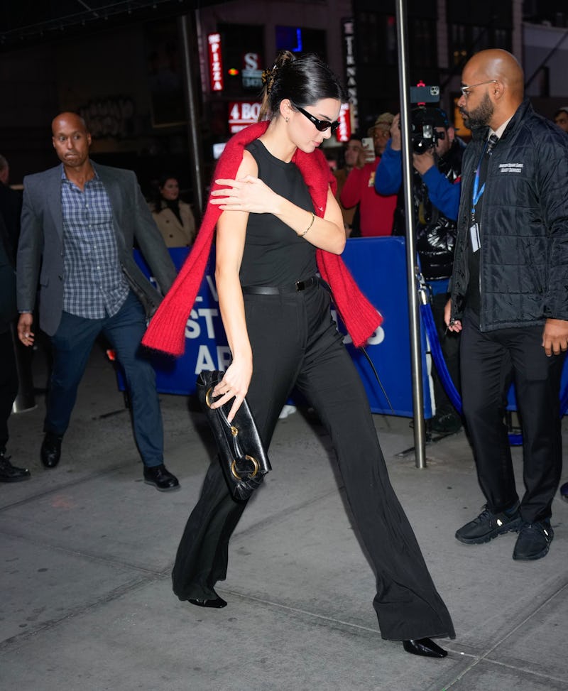Kendall Jenner is seen on October 08, 2023 in New York City.