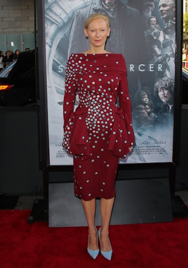 Tilda Swinton attends the 2014 Los Angeles Film Festival opening night premiere of "Snowpiercer" 