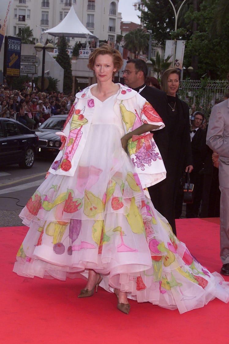 Tilda Swinton arrives at the Palme d'Or Award Ceremony 