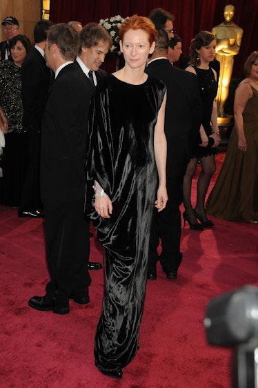 Actress Tilda Swinton attends the 80th Annual Academy Awards 