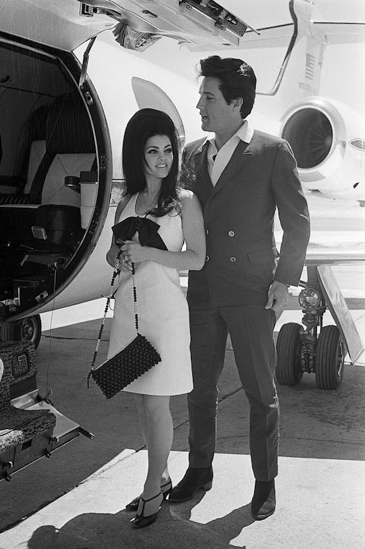 Elvis and Priscilla Presley in 1967