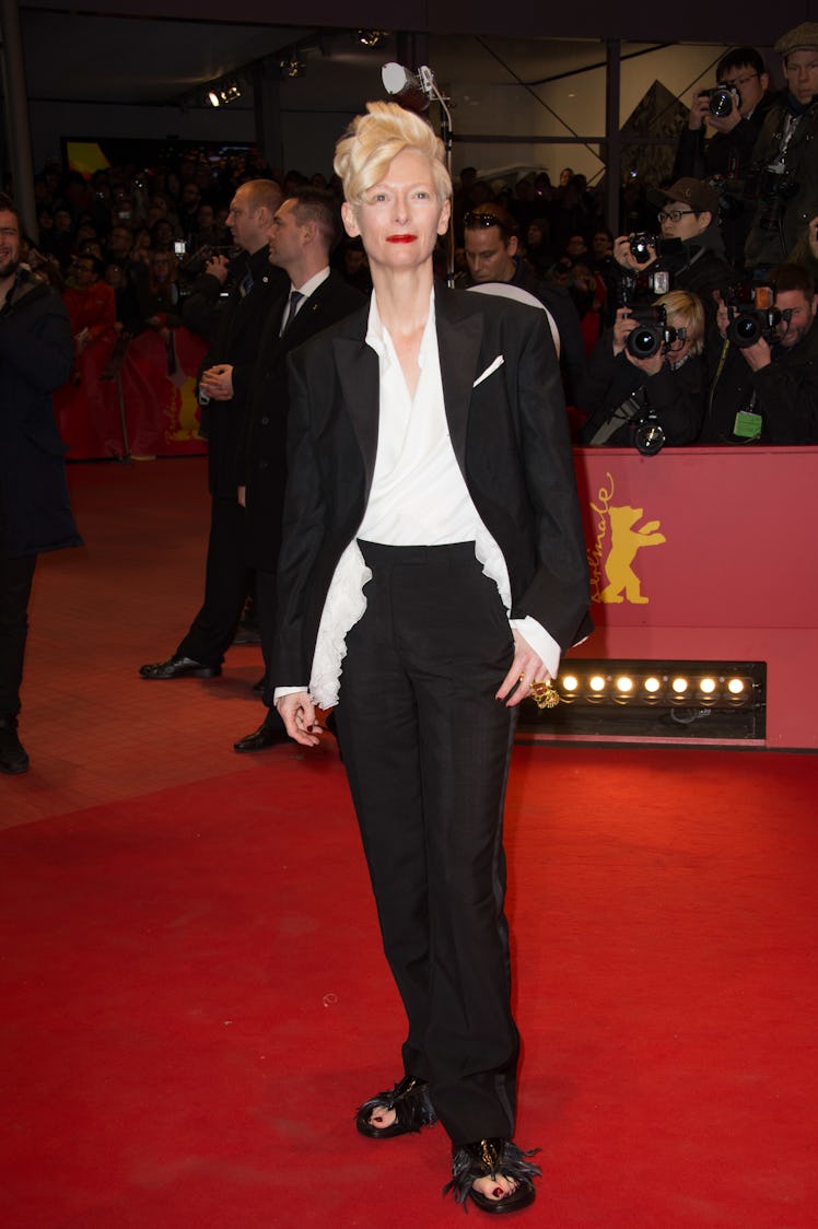 Tilda Swinton attends 'The Grand Budapest Hotel' Premiere 