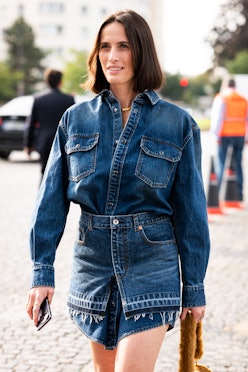10 Street-Style Approved Ways to Wear (And Shop) the Denim-On-Denim Trend