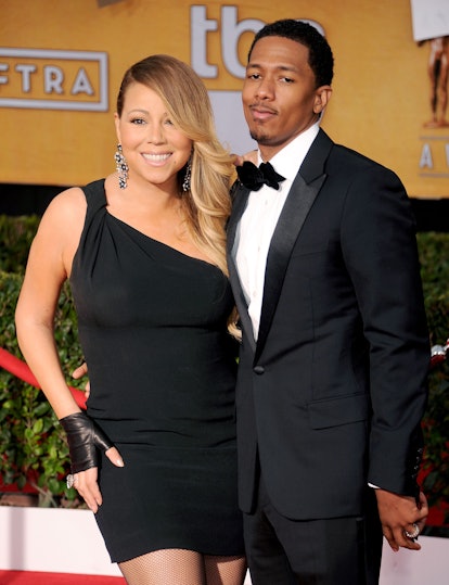 Mariah Carey and Nick Cannon at Emmys 2014