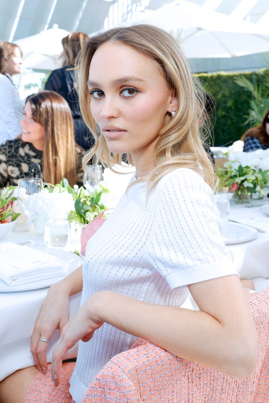 LOS ANGELES, CALIFORNIA - NOVEMBER 09: Lily-Rose Depp, wearing CHANEL, attends the Academy Women's L...