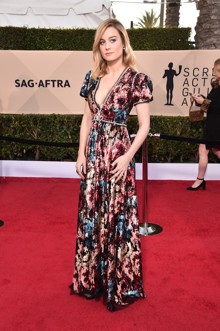 Brie Larson attends the 24th Annual Screen Actors Guild Awards 