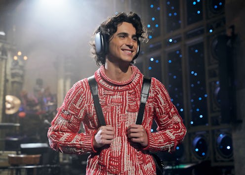 SATURDAY NIGHT LIVE -- "Timothée Chalamet, boygenius" Episode 1848 -- Pictured: Host Timothée Chalam...