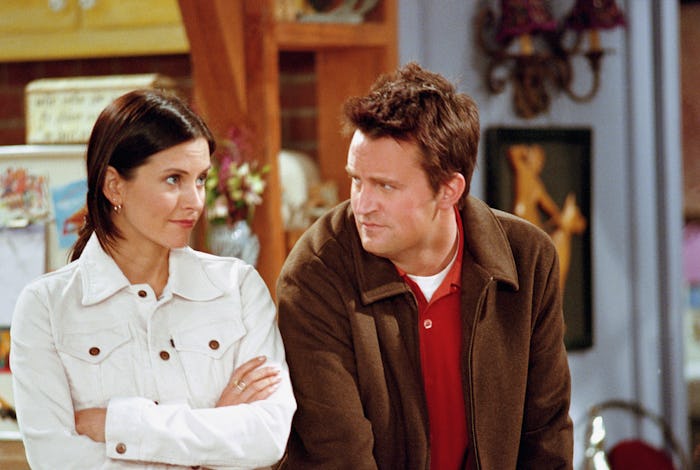 FRIENDS -- "The One with the Truth About London" Episode 16 -- Aired 2/22/2001 -- Pictured: (l-r) Co...