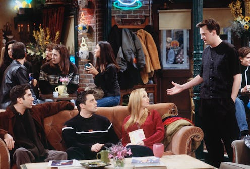 Ross, Joey, Phoebe, and Chandler on 'Friends.' Photo via Getty Images