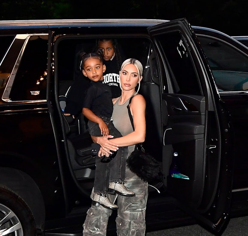 Kim Kardashian revealed how she answers her kids' questions about her divorce from Kanye West.