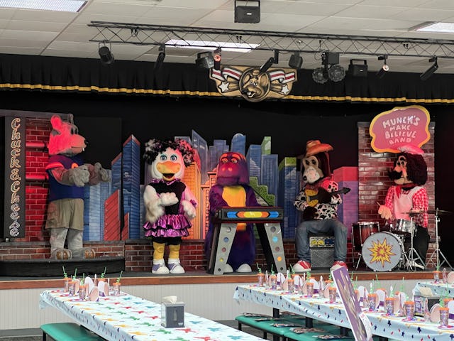 Animatronic band at Chuck E Cheese location in Dublin, California, August 11, 2023.