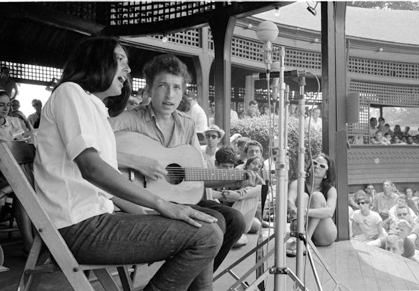 Bob Dylan inspired many of Joan Baez's songs.