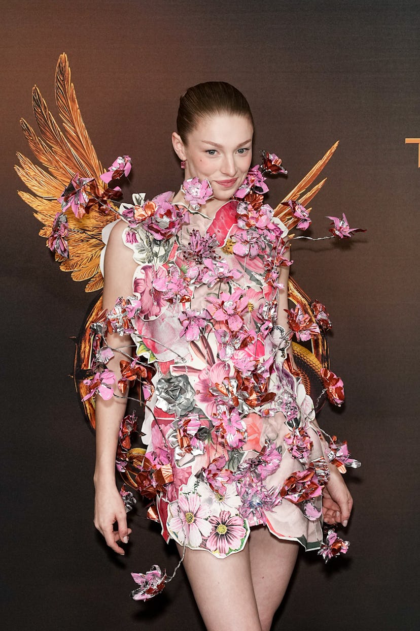 Hunter Schafer at "The Hunger Games: The Ballad Of Songbirds & Snakes" New York Screening at Metrogr...