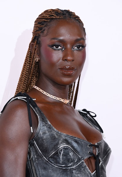 LONDON, ENGLAND - NOVEMBER 15: Jodie Turner-Smith arrives at the GQ Men Of The Year Awards 2023 at T...
