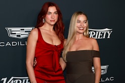 LOS ANGELES, CALIFORNIA - NOVEMBER 16: Dua Lipa and Margot Robbie attend the 2023 Variety Power Of W...