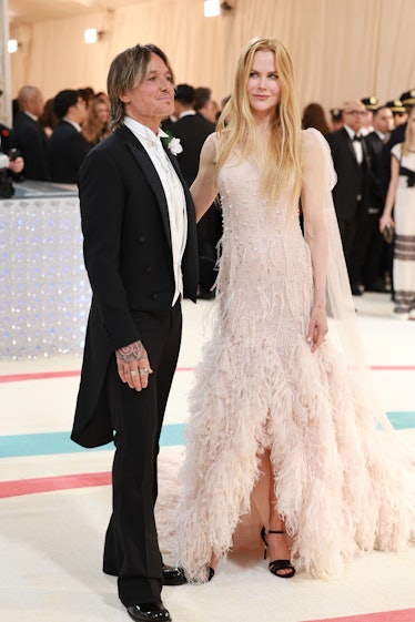 Keith Urban and Nicole Kidman attend The 2023 Met Gala Celebrating "Karl Lagerfeld: A Line Of Beauty...