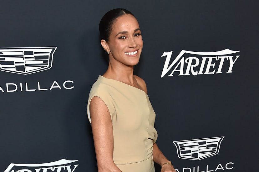 Meghan Markle arrives for Variety’s Power of Women event at Mother Wolf in Los Angeles, California, …