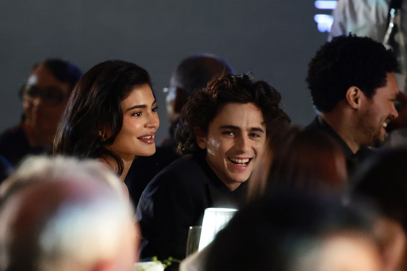 Kylie Jenner and Timothée Chalamet attend the WSJ. Magazine 2023 Innovator Awards.
