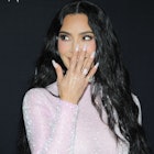 Kim Kardashian attends Kering's 2nd Annual Caring For Women Dinner at The Pool on September 12, 2023...