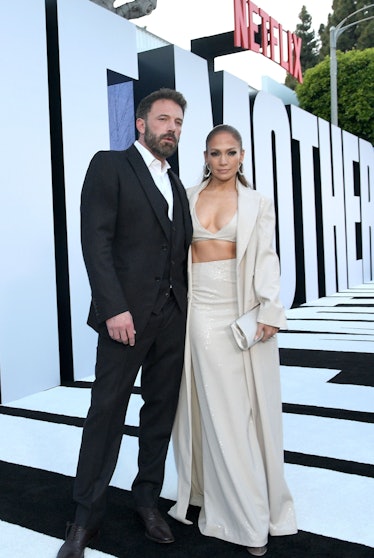 Ben Affleck and Jennifer Lopez attend "The Mother" Los Angeles Premiere Event at Westwood Village on...
