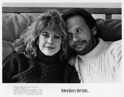 CIRCA 1989:  Meg Ryan and Billy Crystal pose for the movie "When Harry Met Sally" circa 1989. (Photo...