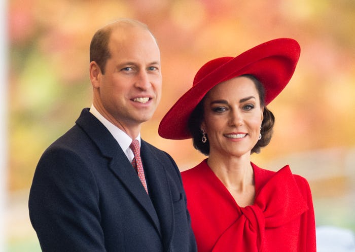 Prince William and Kate Middleton had a PDA moment.