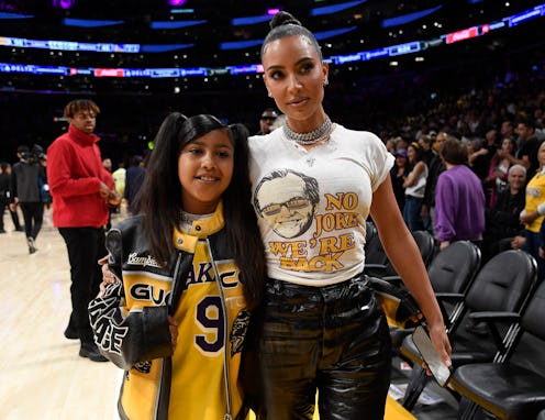 Kim Kardashian and daughter North West.