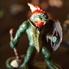 A new Dungeons and Dragons figure, a Lizard Man. The game, which came out 30 years ago, is enjoying ...