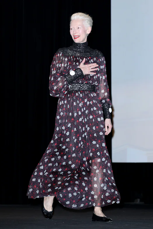 tilda swinton purple dress Tilda Swinton (Purple) Cardboard Cutout Available in Life-Size or Mini Perfect for Parties, Displays & Collectibles. Great for Photos, Gifts & Fun