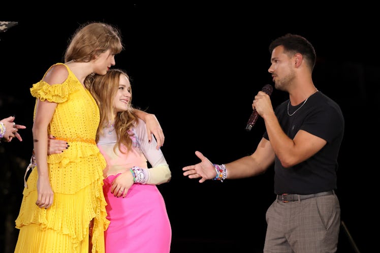 Joey King shares how she felt working with Taylor Swift again and being there with Taylor Lautner at...
