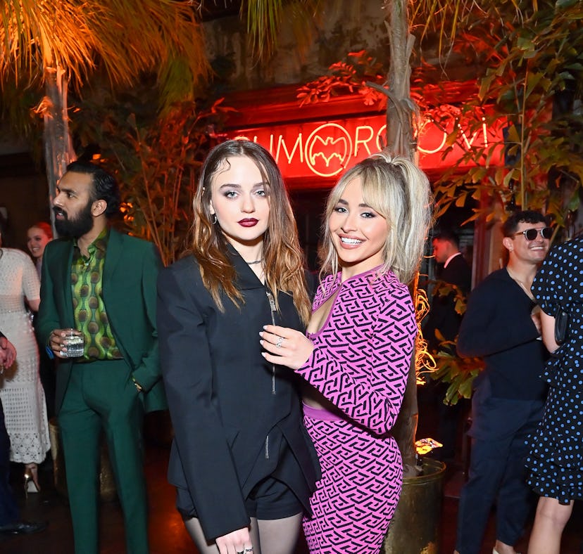 Joey King shares how she keeps in touch with best friend Sabrina Carpenter, and how she feels about ...