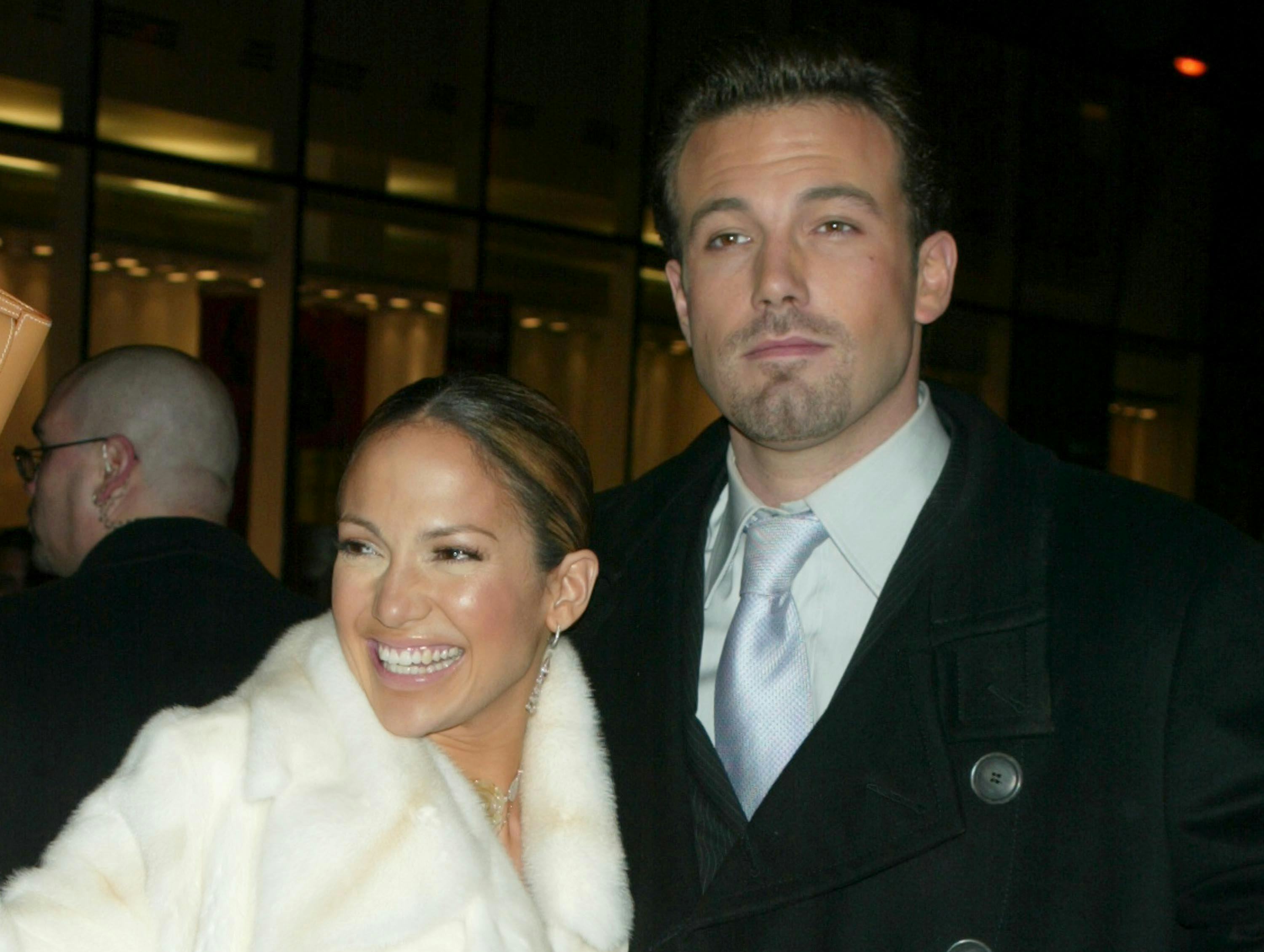 Jennifer Lopez &amp; Ben Affleck in 2002 (Photo by Jim Spellman/WireImage)