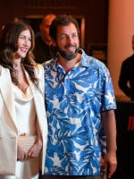 Sunny Sandler, Jackie Sandler and Adam Sandler at the premiere of "The Out-Laws" held at Regal L.A. ...