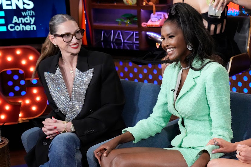 RHONY Season 14 cast members Jenna Lyons and Ubah Hassan on Bravo’s ‘Watch What Happens Live.'