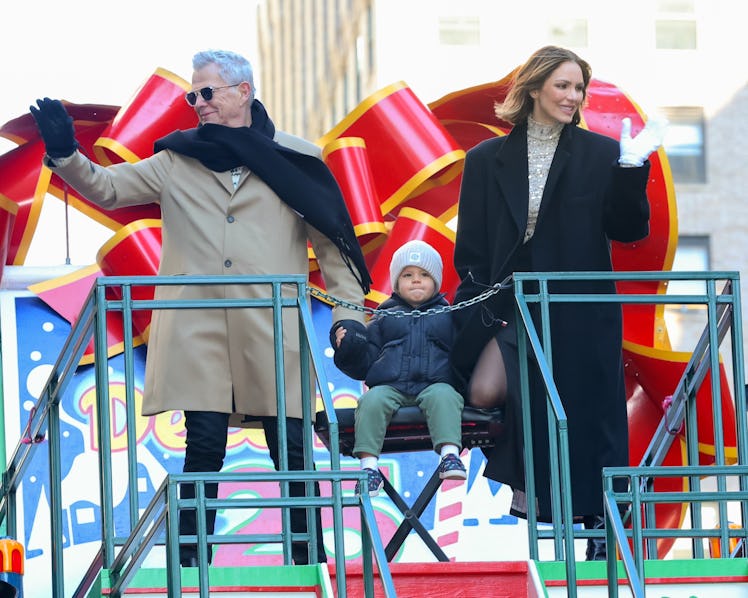NEW YORK, NY - NOVEMBER 23: David Foster and Katharine McPhee are seen at the 2023 Macy's Thanksgivi...