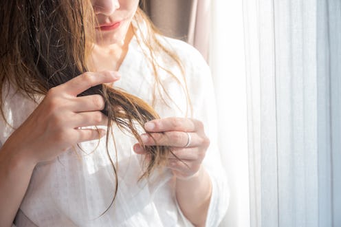 Hair damage is more than just split ends. Extremely damaged hair develops cracks in the outside laye...