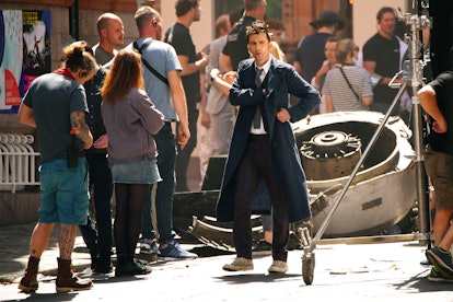 David Tennant during filming of Doctor Who in Bristol. Picture date: Wednesday June 15, 2022. (Photo...