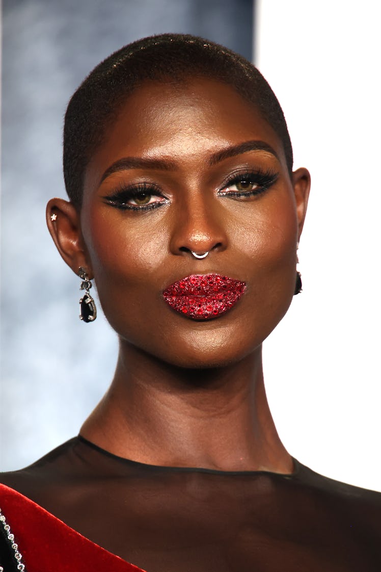 BEVERLY HILLS, CALIFORNIA - MARCH 12: Jodie Turner-Smith attends the 2023 Vanity Fair Oscar Party ho...