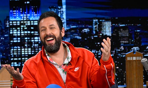 THE TONIGHT SHOW STARRING JIMMY FALLON -- Episode 1824 -- Pictured: Actor Adam Sandler during an int...