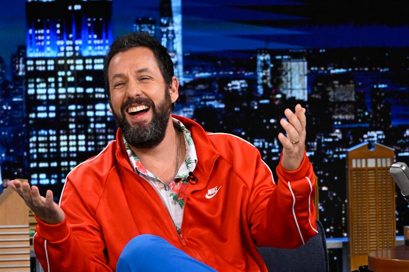 THE TONIGHT SHOW STARRING JIMMY FALLON -- Episode 1824 -- Pictured: Actor Adam Sandler during an int...