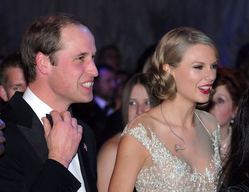Prince William, Duke of Cambridge and Taylor Swift.
