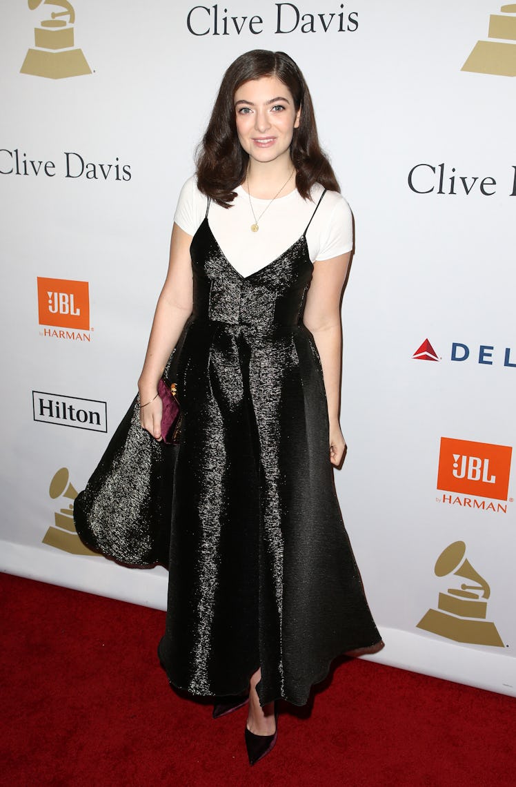 Lorde at the Pre-GRAMMY Gala in 2017