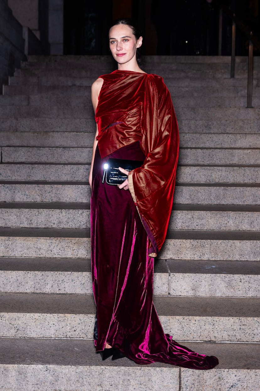 NEW YORK, NEW YORK - NOVEMBER 06: Devon Lee Carlson attends the 2023 CFDA Fashion Awards at American...