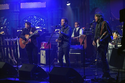 NEW YORK - SEPTEMBER 21:  Wilco performs on stage at the CBS Interactive Music Group's "Live on Lett...