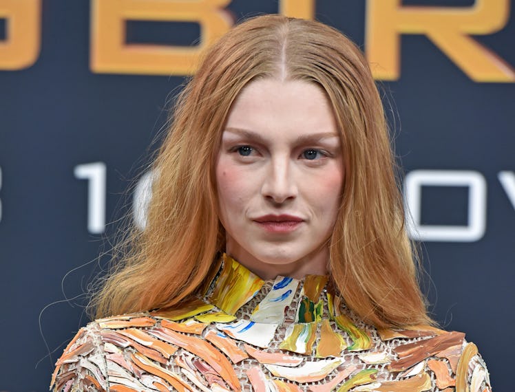 US actress and model Hunter Schafer attends the "Die Tribute von Panem - The Ballad of Songbirds and...