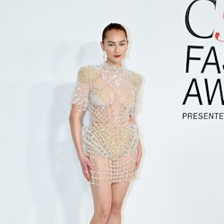 Lola Tung at the 2023 CFDA Fashion Awards held at the American Museum of Natural History on November...