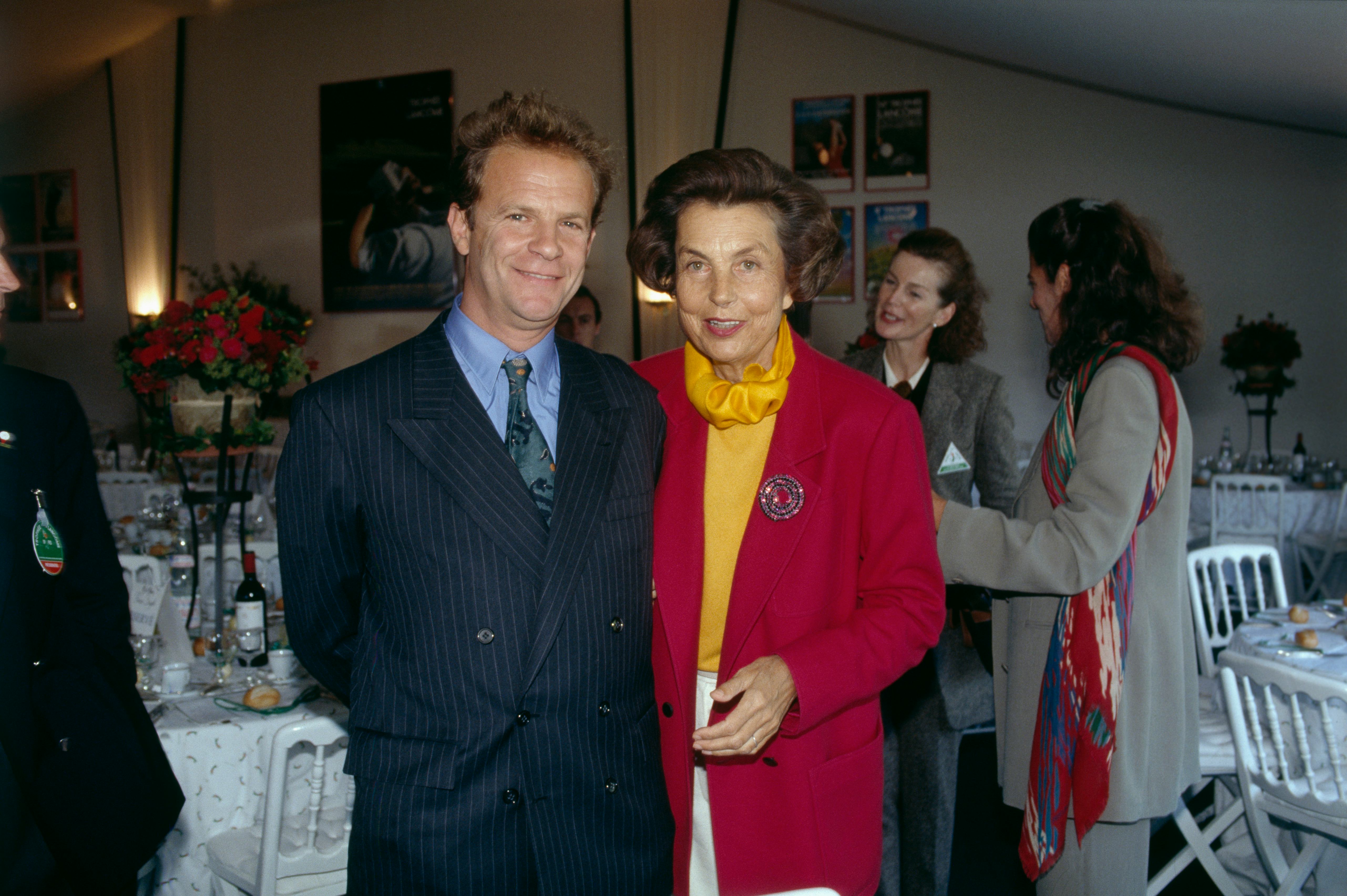 Liliane Bettencourt and François Marie Banier in 1992.