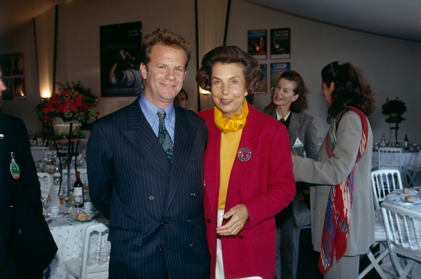 Liliane Bettencourt and François Marie Banier in 1992.