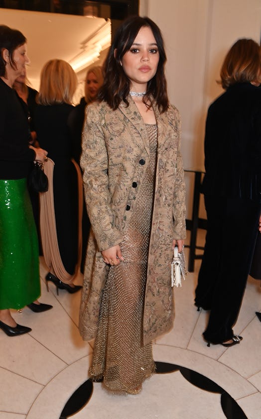 Jenna Ortega attends the Harper's Bazaar Women of the Year Awards 2023 at Claridge's Hotel on Novemb...