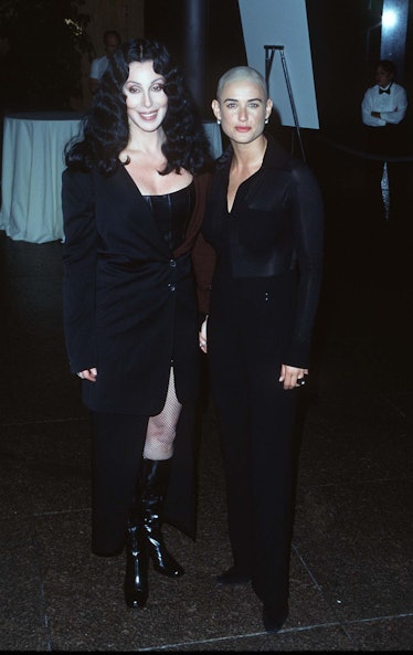 Demi Moore & Cher (Photo by SGranitz/WireImage)